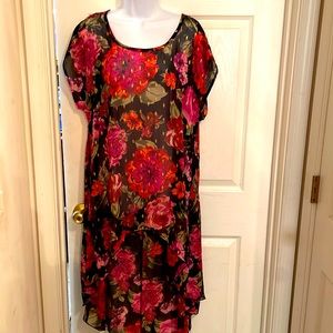 High low sheer tunic/ cover up